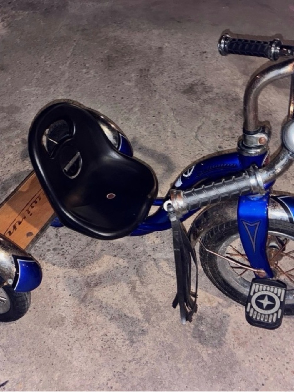 Schwinn Blue and Black Kids Tricycle